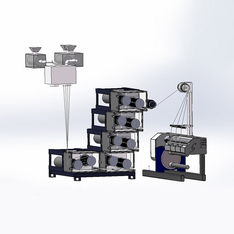 涤纶、锦纶、丙纶和其他材料的FDY生产线
