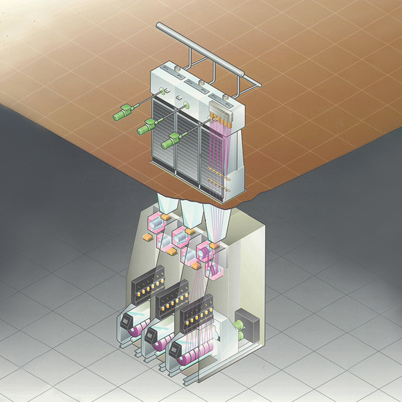 涤纶、锦纶、丙纶和其他材料的FDY生产线